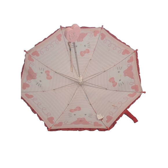 Hello Kitty Kids Umbrella Pink Hearts 2014 READ - Picture 3 of 16